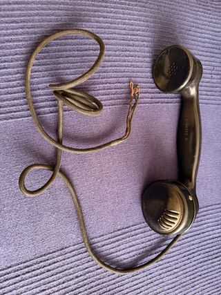 Auriculares Teléfono Retro Vintage Negro