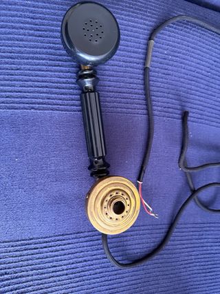 Auriculares Teléfono Retro Vintage Negro