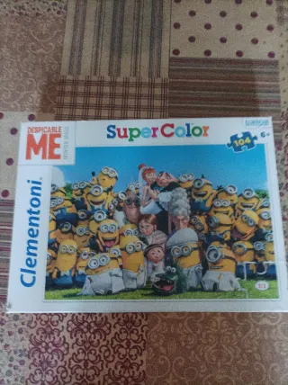 Puzzle Minions SuperColor Clementoni 104 piezas