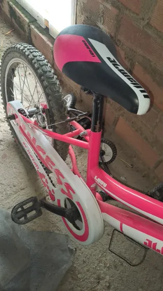 Bicicleta Niña 18 Rosa JLwenti Princess
