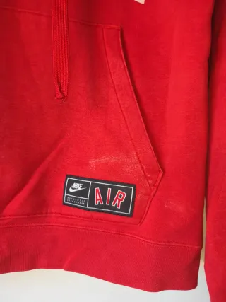 Sudadera Nike Air Roja con Capucha Sólo envío