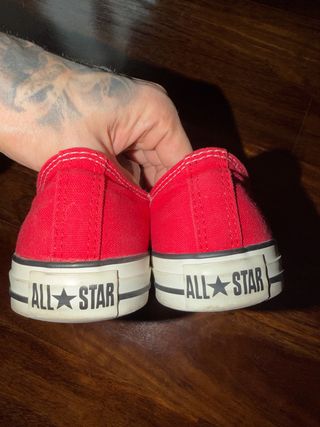 Converse Rojas Talla 42.5