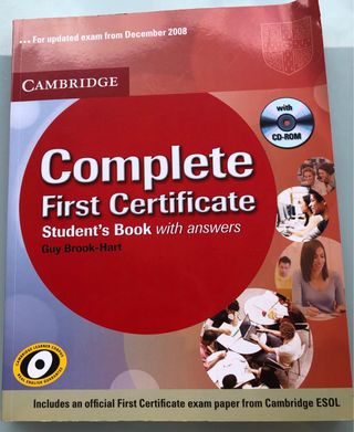 Libro inglés First Certificate Complete Cambridge