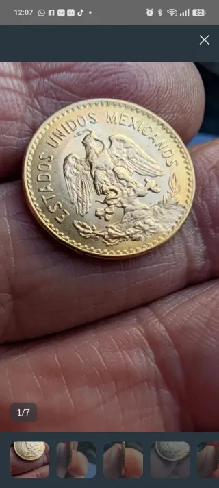 Moneda de Oro 21k
