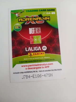 Panini Platinum 2025 Jesús Navas Edición Limitada