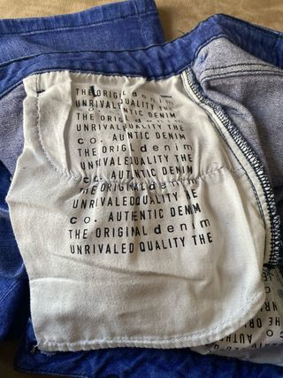 Pantalón corto tejano chico azul