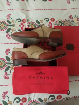 Zapatos Albadalejo mujer beige y marrón