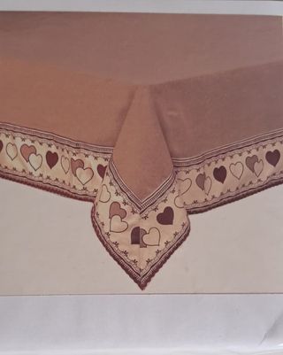 Tovaglia quadrata Dec.Home + 2 presine