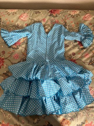 Traje de flamenca niña lunares