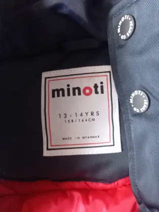 Abrigo negro niño 13 años