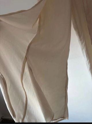 Pantalón palazzo Belle beige Corte Inglés