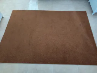Alfombra marrón suave medidas 1'96x1'52 precio neg