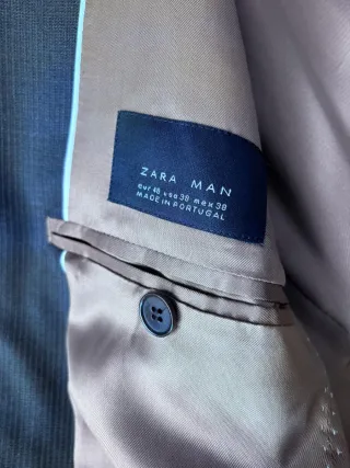 Traje de caballero gris