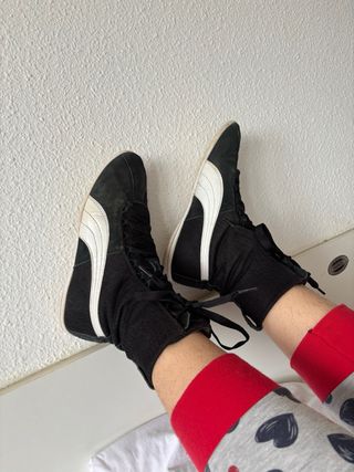 Zapatillas Puma Altas Cordones Danza