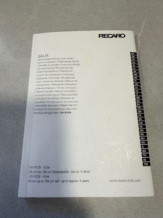 Silla de Coche 360 grados Recaro Salia Azul