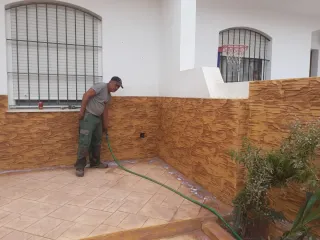Hormigon impreso pulido I en vertical