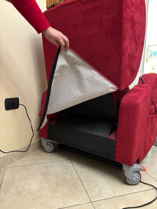 Poltrona relax elettrica reclinabile