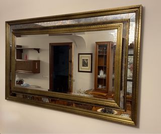Espejo Marco Dorado Negociable