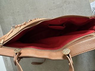 Bolso flecos marrón Stradivarius