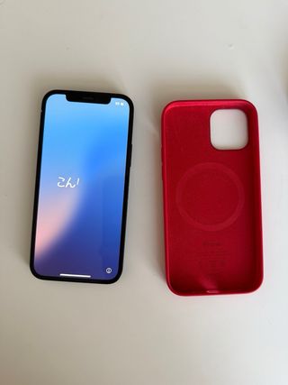 iPhone 12 128GB Rosso Sbloccato + Cover Rossa