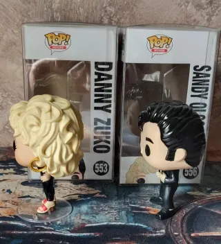 Funko Pop Grease Danny Zuko y Sandy Olsson
