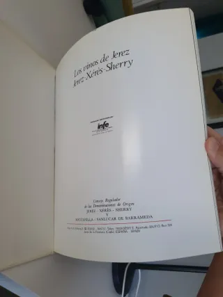 Libro, Los vinos de Jerez.