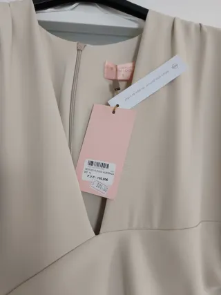 Vestido Mariquita Trasquilá Beige Talla S