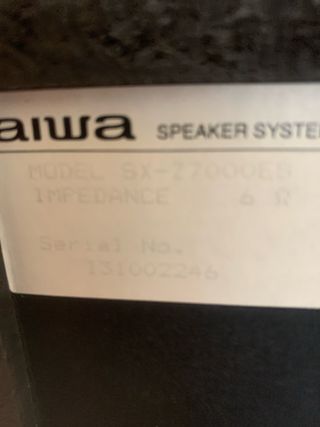Altavoces Aiwa Negro