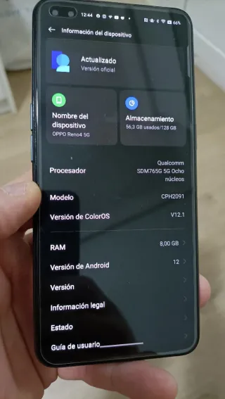 OPPO Reno 4 5G Nero