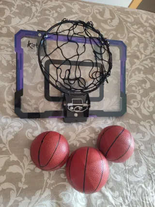 Canestro da Basket Pieghevole per Porta Kiztoys