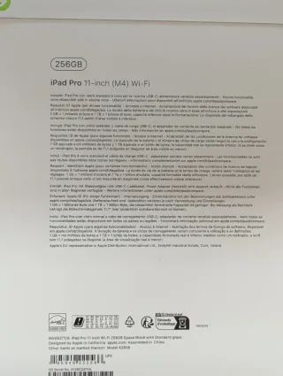 iPad Pro 11 M4 256GB Nuevo