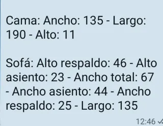 Sofá-cama plegable gris. Desenfundable.