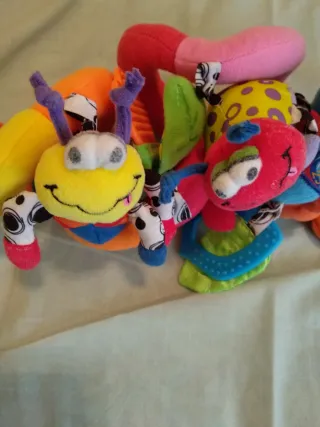 Juguete serpiente de peluche para bebé