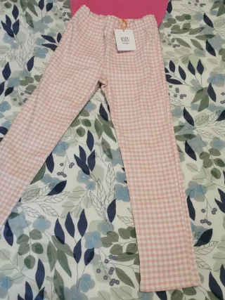 Conjunto body + leggins cuadros Vichy 6 años