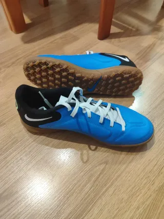 Zapatillas Nike Fútbol Multitacos Azul/Negro