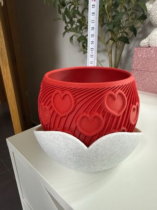 Macetero Corazones Impresión 3D