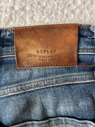 Pantalón Replay Azul