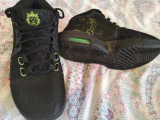 Zapatillas Nike Lebron VIII Negras y Verdes