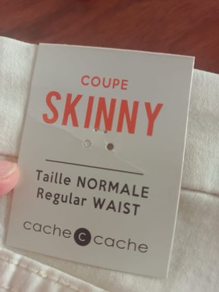 Pantalón blanco mujer Cache Cache talla 40