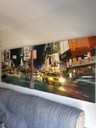 Lienzo Times Square NY. Recogida en Alcora.