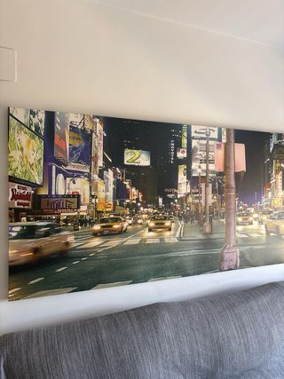 Lienzo Times Square NY. Recogida en Alcora.