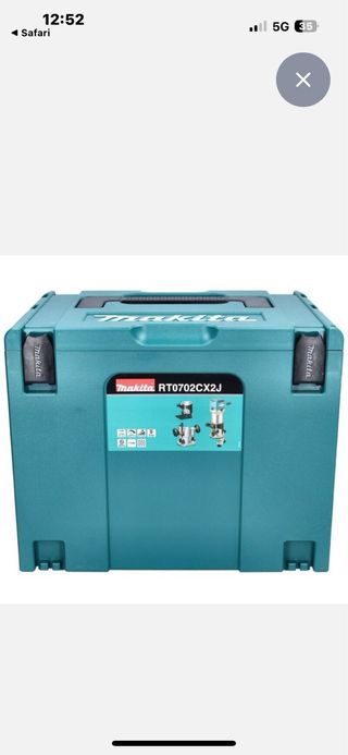 Fresadora Makita RT0702CX2J con maletín