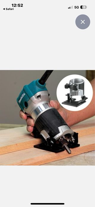 Fresadora Makita RT0702CX2J con maletín