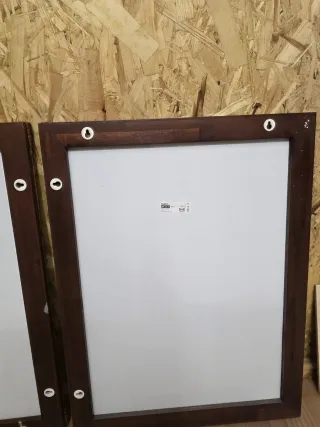 Conjunto de 2 Espelhos de Bambu