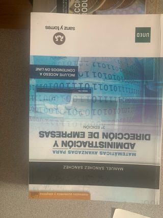 Matemáticas avanzadas para administración y dir...