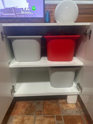 Mueble alto blanco madera