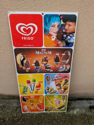 Cartel Publicitario Frigo 2004