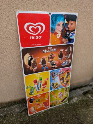Cartel Publicitario Frigo 2004
