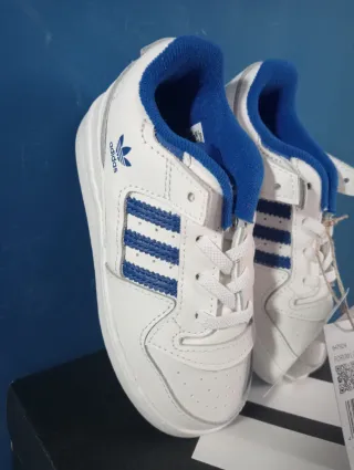 Scarpe Adidas Forum Low Bambini Bianco Blu