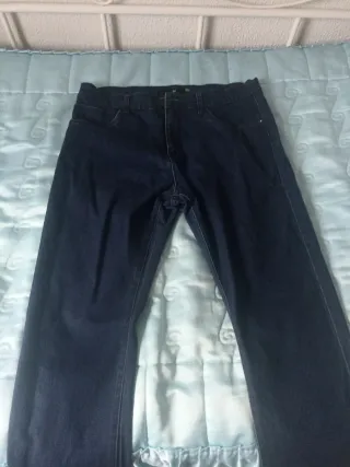 Pantalones vaqueros Lee azules-talla 32